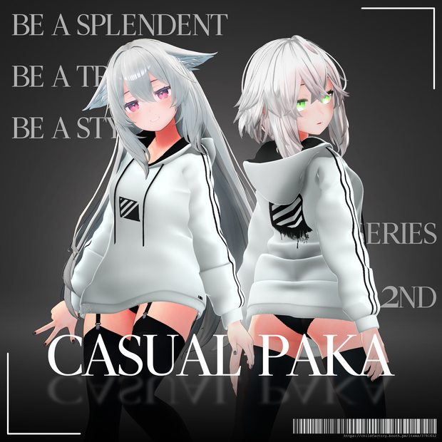 カジュアルパーカ(5アバター対応)