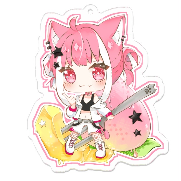 ふたばアクリルキーホルダー - ちせりんかりんか - BOOTH