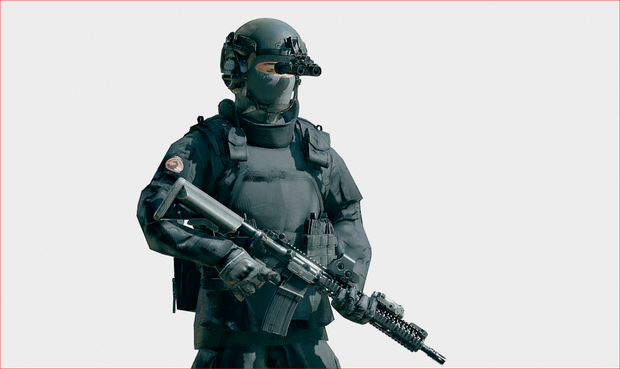 S.W.A.T. オペレーター 3D キャラクター 3D モデル VRChat S.W.A.T. Operator 3D Characters 3D Model VRChat