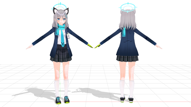 【砂狼シロコ】PMXモデル Ver1.0