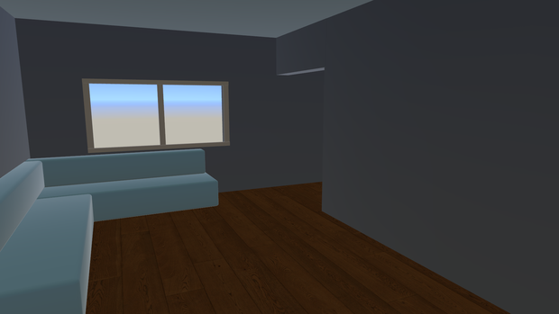 VRChat】家具配置済み！ シンプルで使いやすいお部屋アセット