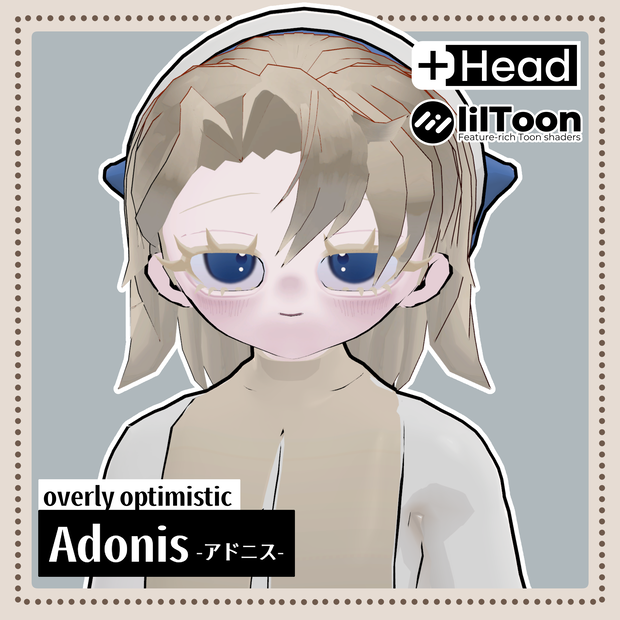 VRchat用3Dアバター『アドニス / Adonis』