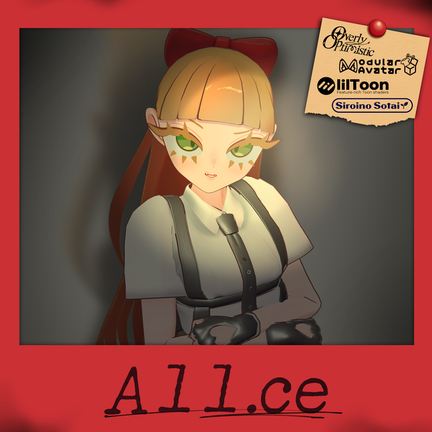 VRChat用3Dアバター『A11.ce』 #SiroinoSotai