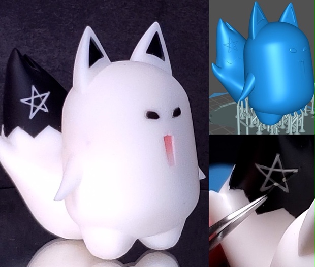 【無料データ】3Dプリンター用 フブラ【白上フブキ】