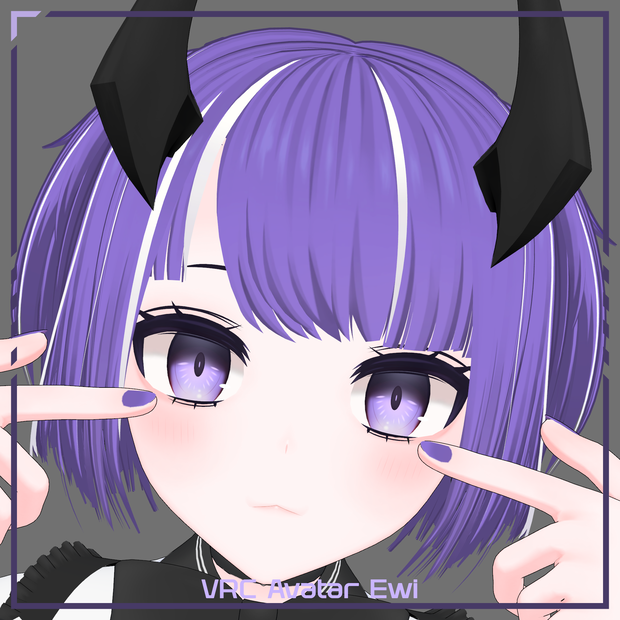 [VRC Avatar] オリジナル3Dモデル「Ewi」/ Original 3D Model - Ewi