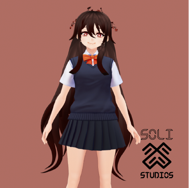 [VRoid] Genshin Impact Hu Tao Hair Asset