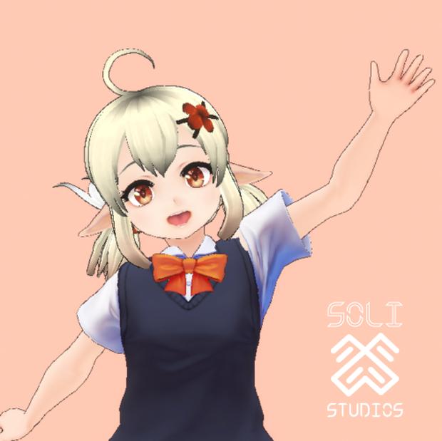 [VRoid] Genshin Impact Klee Hair Asset