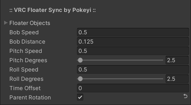 VRChat Floater Sync - UdonSharp Script Tool