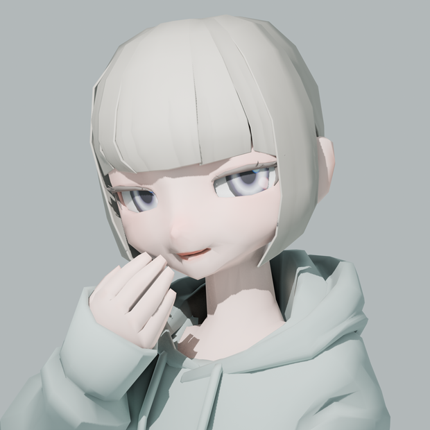 【VRChat向けアバター】Mina