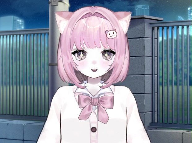 Live 2d Vtuber Avatar Model (cat Girl) - Nyonya - Booth