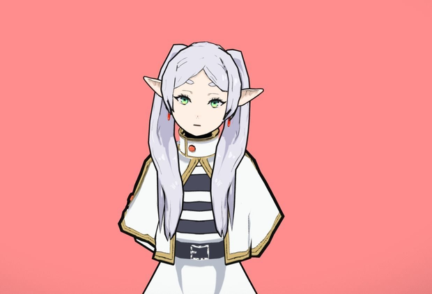 frieren beyond journey's end VRChat model Anime plus VRM model