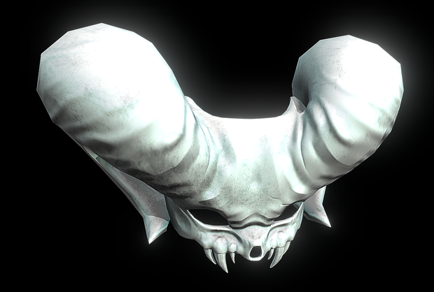 Demon skull mask