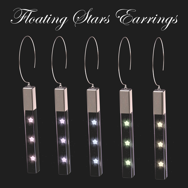 Floating Stars Earrings