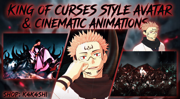 [VRChat] "King of Curses" Style Avatar & Cinematic Animations | Inspired by Sukuna ⛩️