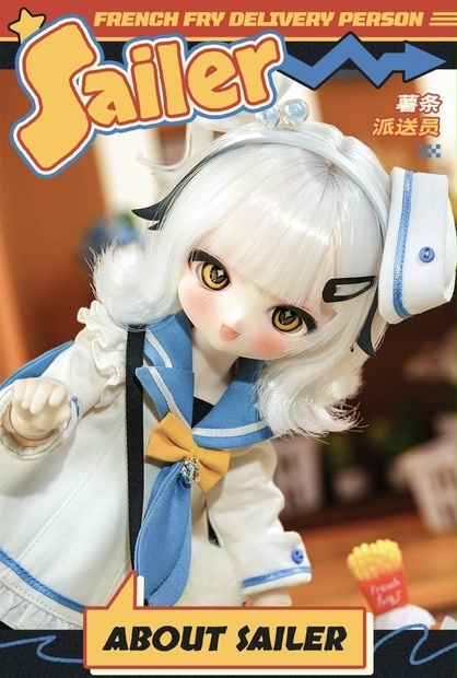 TinyFox】赛勒(セーラー/Sailer)1/6ボディ フルセット MJD ドール