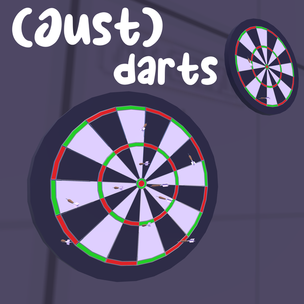 (Just)Darts (ただ)ダーツ v1.1 [VRChat Darts prefab for worlds]
