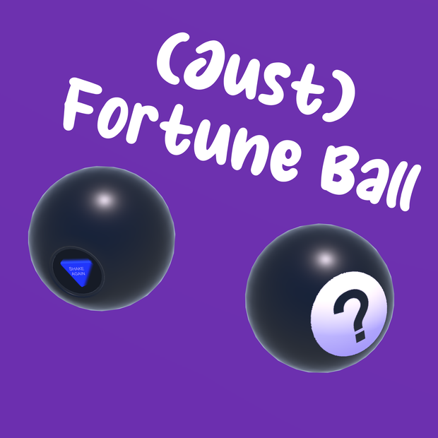 (Just)Magic(?)Ball (ただ)マジック（？）ボール [VRChat Interactable Prop/インタラクティブ小道具]