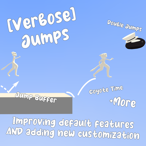 [Verbose]Jumps ([拡張] 跳躍) v1.0 Unobtrusively Improved Player Physics for VRChat!