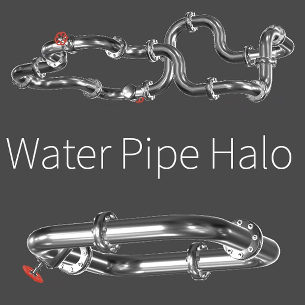 【VRC想定】水道管天使の輪 / Water Pipe Halo