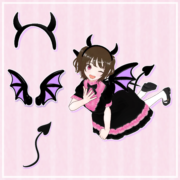 小悪魔のアクセサリーセット – Little Devil Accessory Set –