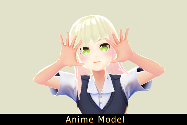 【Anime Character】Shinoa (Unity 3D)