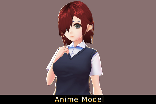 【Anime Character】Ruri (Unity 3D)