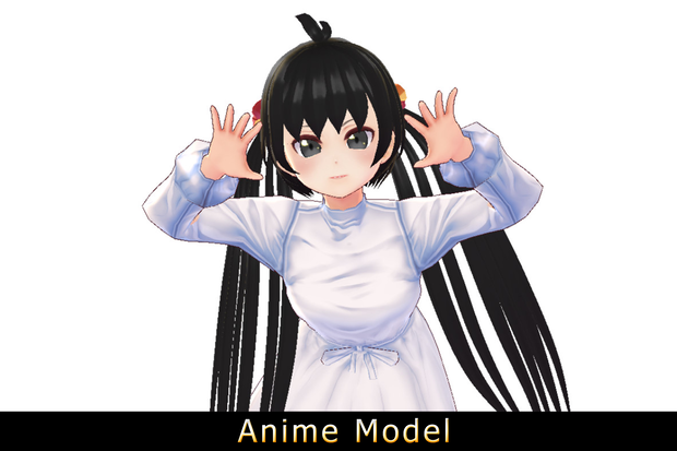 【Anime Character】Nomi (Two Type/Unity 3D)