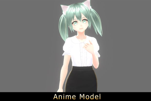 【Anime Character】Female005 (Unity 3D)