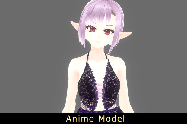 【Anime Character】Emily (Free/Dress/Unity 3D)