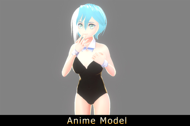 【Anime Character】Female007 (Waiter/Unity 3D)