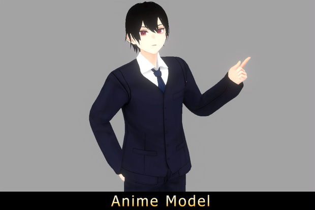 【Anime Character】Dylan (Suit/Unity 3D)