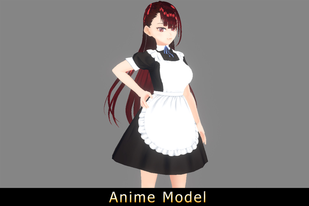 【Anime Character】Bloodthirsty (Maid/Unity 3D)