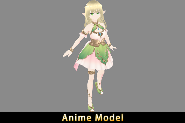 【Anime Character】Fairy (V1/Unity 3D)