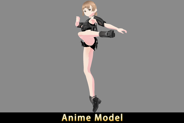 【Anime Character】Armor Female (V2/Unity 3D)
