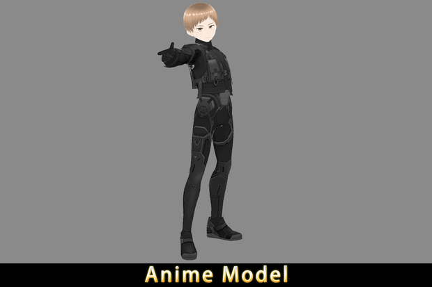 【Anime Character】Armor Male (V1/Unity 3D)