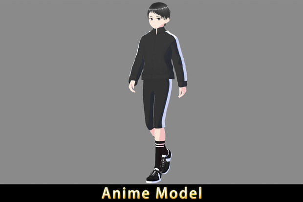 【Anime Character】Sports Male (V1/Unity 3D)