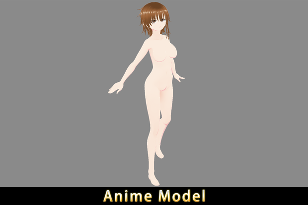 【Anime Character】Original Female (V3/Unity 3D)
