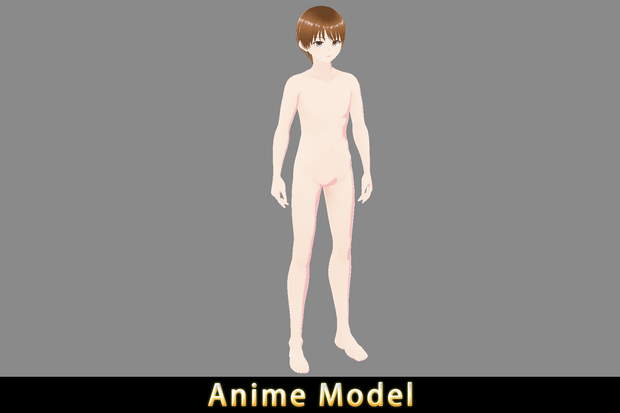 【Anime Character】Original Male (V1/Unity 3D)