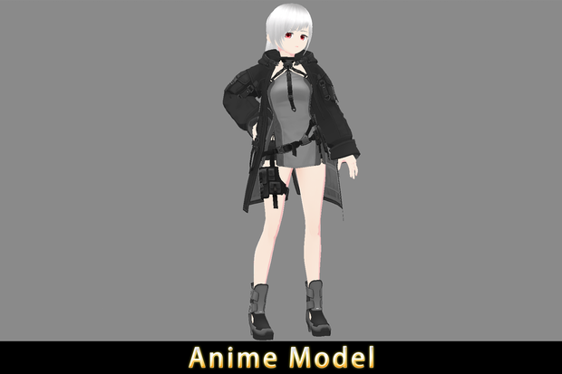 【Anime Character】Agent Female (V1/Unity 3D)