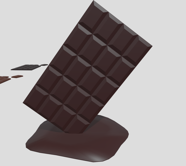 色々な形の板チョコ