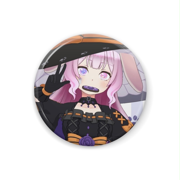 兎上るあ】ハロウィングッズ-缶バッジ - REALITY SHOP - BOOTH
