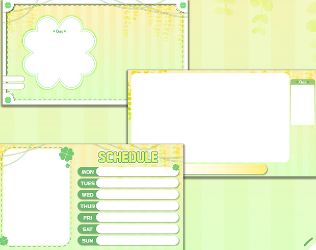 【配信用オーバーレイ/STREAM OVERLAYS】 clover