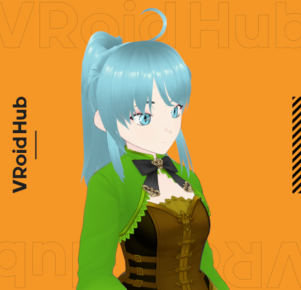 【オリジナル3Dキャラクター】coo