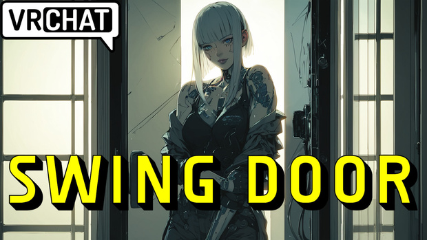 VRChat Swinging Door With Hinge Joints