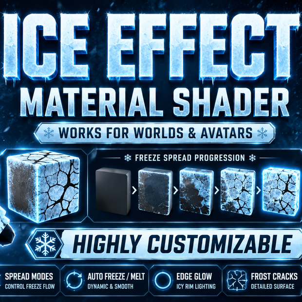 VRChat Freeze Effect Material | Avatar & Worlds