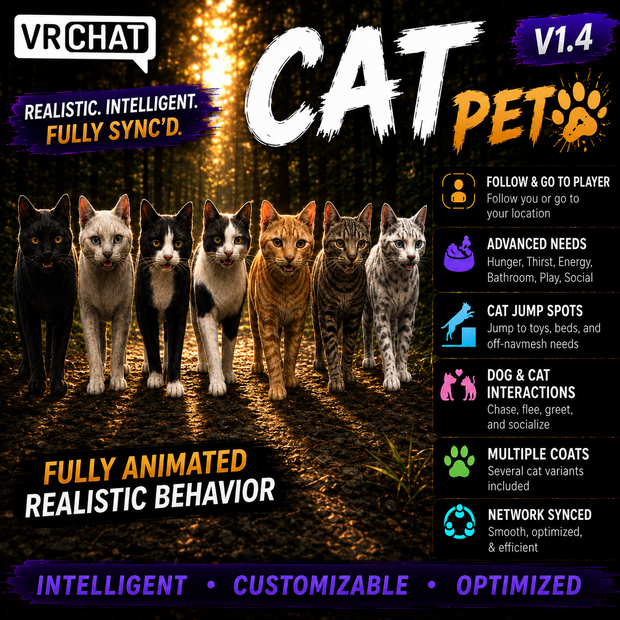VRChat Cat World Pet