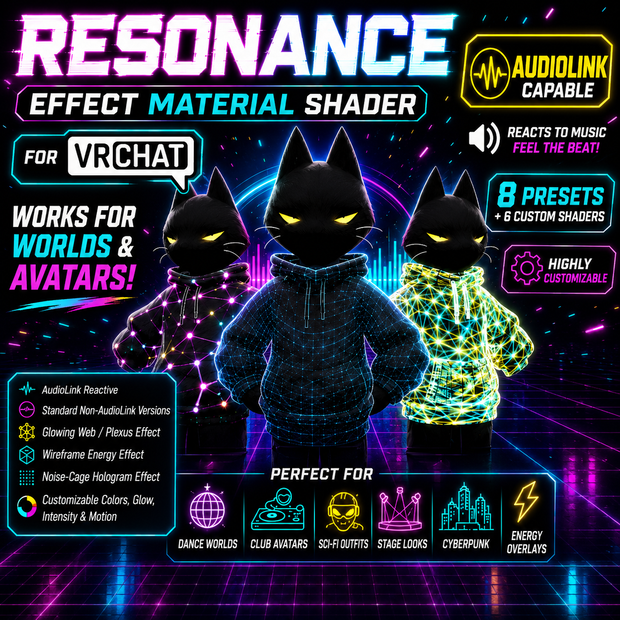 VRChat Resonance Effect Material | Avatars & World