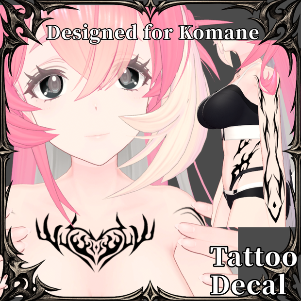 Designed forコマネ -Komane-     Tattoo Decal