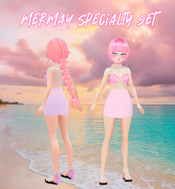 Mermay Pearls Chain Top [VROID] 