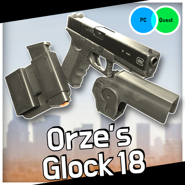 Orze's Glock 18 v1.2 (VRChat SDK 3.0) Quest support!